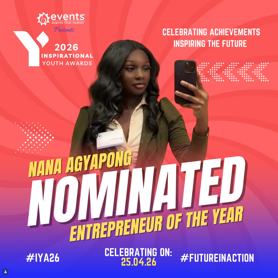 Inspirational Youth Awards 2026: Nana Agyapong, Entrepreneur of the Year finalist